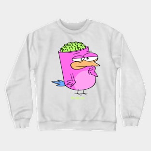 Birdbrain Design for Bird Lovers Crewneck Sweatshirt